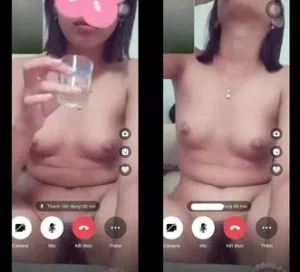 Dụ bé sinh viên chat sex đái ra ly rồi bắt em uống luôn